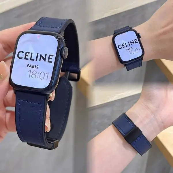 Watch Strap Silicone + Leather 